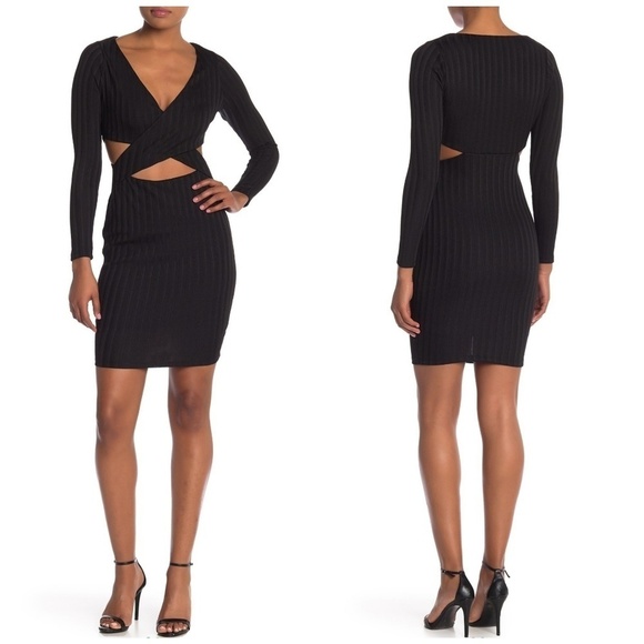 Spirit Of Grace Dresses & Skirts - Spirit of Grace | Cutout Tonal Striped party dress